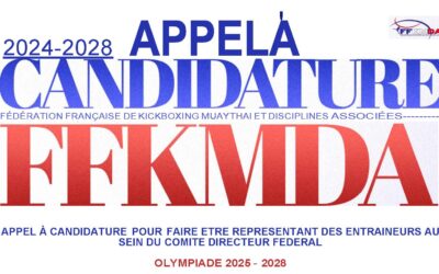 Candidature – Représentant(e) des Entraineurs au sein du Comité Directeur Fédéral